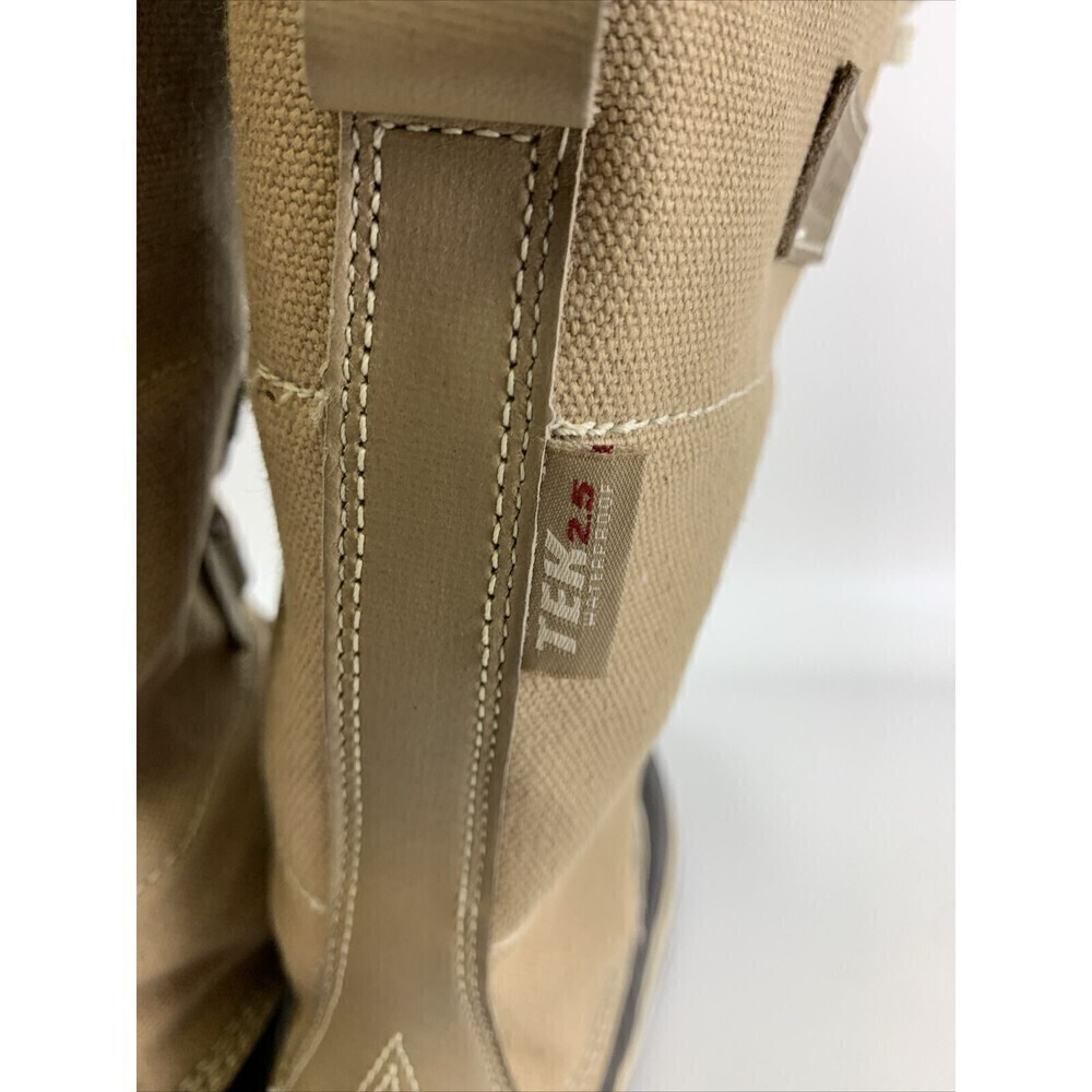BOGO LL Bean Rangeley Insulated Pac Boots Tan Canvas Lace Up Waterproof 502965 6 - Picture 5 of 13